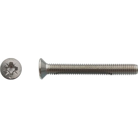 Vis à métaux tête fraisée Pozidriv® Inox A4 - 4 x 30 mm - BIVI
