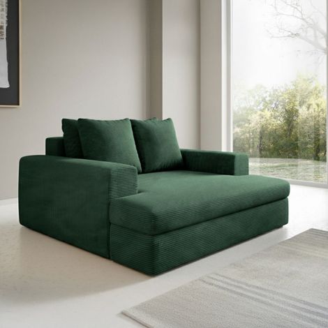 Zweisitzer-Sofa Comazzo, Abnehmbare Kissen, Armlehnen, Sitzplätze 2, 162x167x86h cm Grün (1/5)