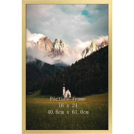 Bilderrahmen Aluminium 40x60 Gold Fotos Poster 40x60cm Gold (1/5)
