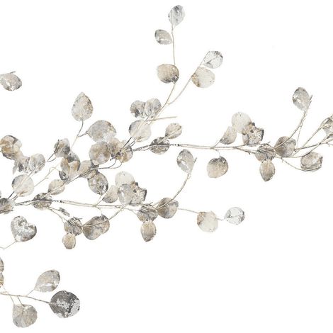 Stickers - Branches De Fleurs Argentées - Hauteur 45,7 cm (1/6)