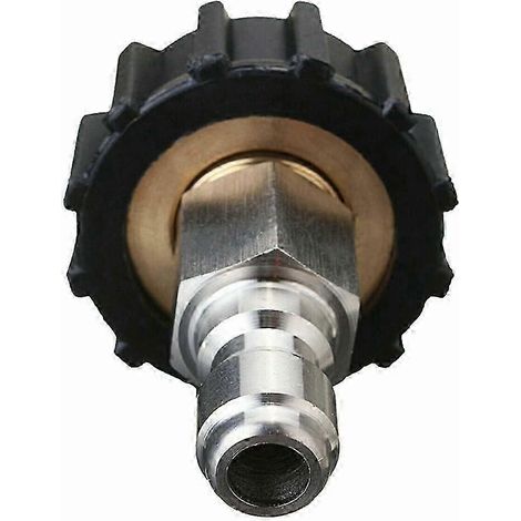Adaptateur pour nettoyeur haute pression M22 15 mm femelle à connexion rapide avec raccords de tuyau de 1/4 et 3/8 pouce (1/2)