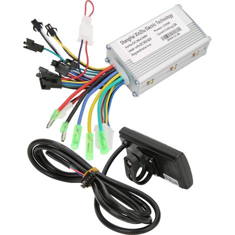 Kit de contrôleur sans balais pour moteur de vélo/scooter électrique 350 W 36 V/48 V avec écran LCD résistant à la pluie (1/5)