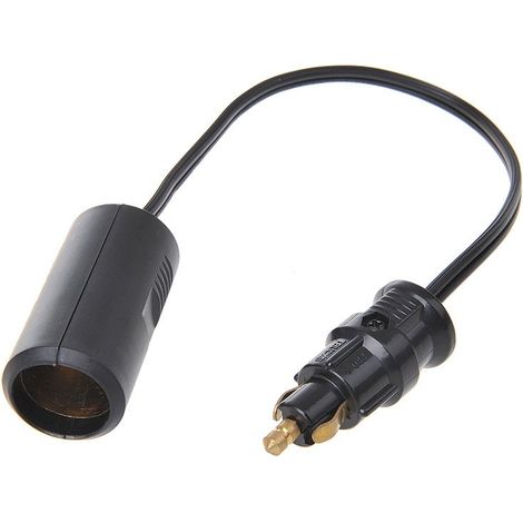Cavo adattatore da spina DIN a presa accendisigari 25 cm