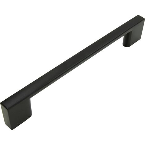 Maniglia per mobili in metallo nero 128 mm (1/5)