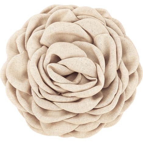 Haarspange mit cremefarbener Rose und Zierblume, 9 cm