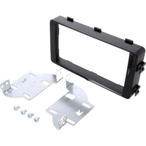 Facade autoradio 2DIN compatible avec Mitsubishi Outlander ap12 - Noir