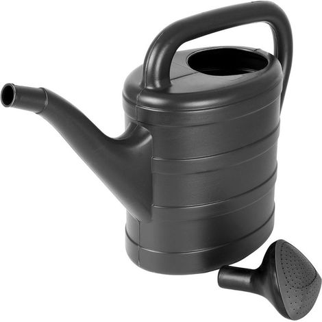 Gießkanne aus Kunststoff, grau, 5 l