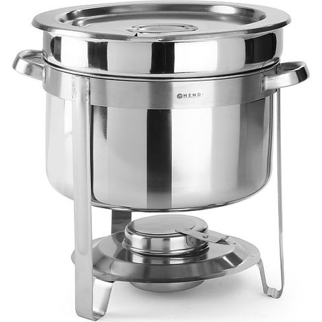 Scalda zuppa da tavolo in acciaio 10 l - Hendi 472507 (1/2)