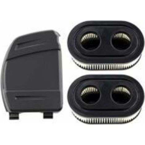 Ensemble de 2 Filtres à Air avec Couvercle de Filtre à Air pour Moteurs Briggs & Stratton 550E, 575EX, 575IS, 625EXI, 650EXI, 675EXI, 675IS, Remplace les Pièces 594106, 798339, 798452, 593260.-DPZO..D (1/4)