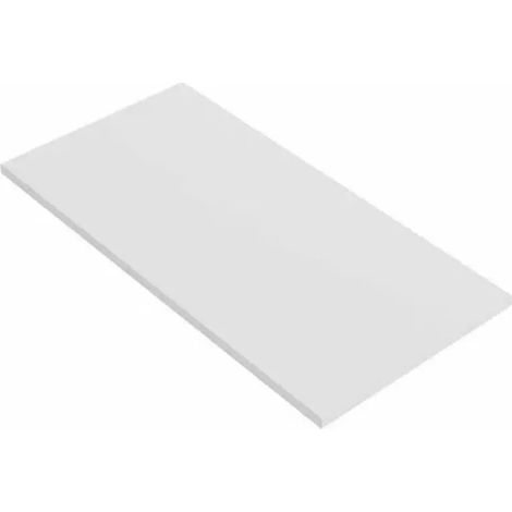 Étagère en mélaminé blanc 100x50x1,8 cm (1/5)