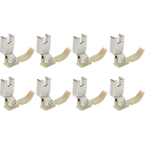Pied-de-biche T36LN Acier Inoxydable Lot de 8 Pieds Presseurs pour Machine à Coudre Industrielle Zipper (1/4)