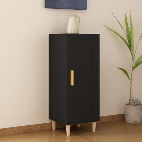 Sideboard Schwarz 34,5x34x90 cm Holzwerkstoff vidaXL (1/5)