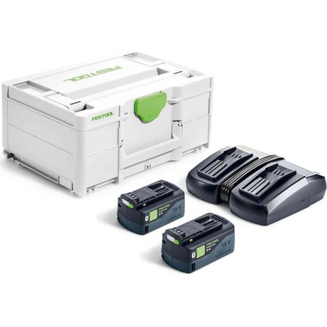 FESTOOL SYS18V2xHP5+TCL6DUO (578680) 18v Charger & battery pack