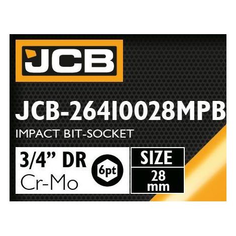 Adaptador de impacto 3/4" 28mm (hexagonal)