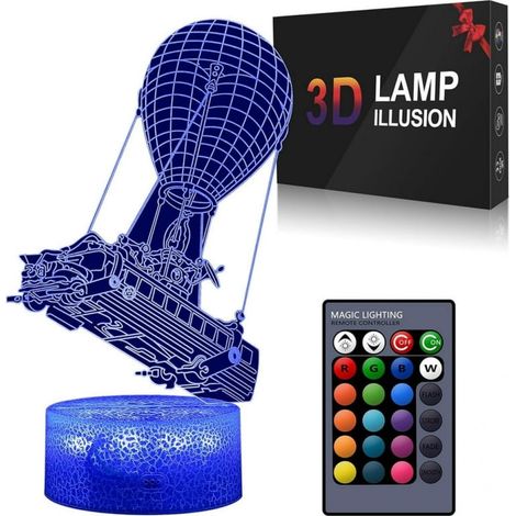 Veilleuse avec télécommande – 16 options de couleurs pour un éclairage personnalisé, cadeau pour les fans de jeux vidéo et de combat (1/4)