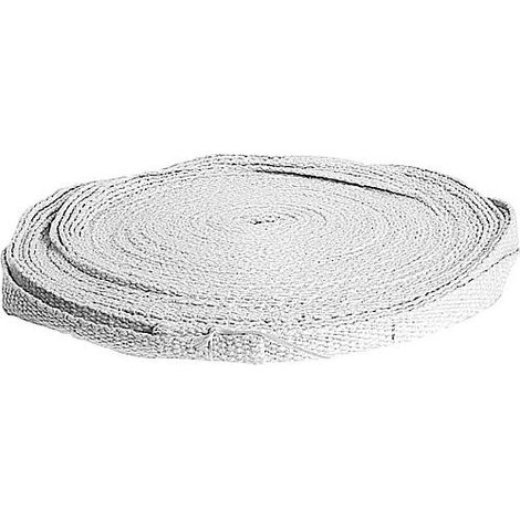 Ruban textile sans amiante 30x3 mm fibre de verre emballage   10 metres