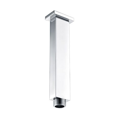 IMEX Tubo a soffitto quadro in acciaio e ottone cromato resistente per installazioni professionali - modello Imex-BTC007 (1/2)