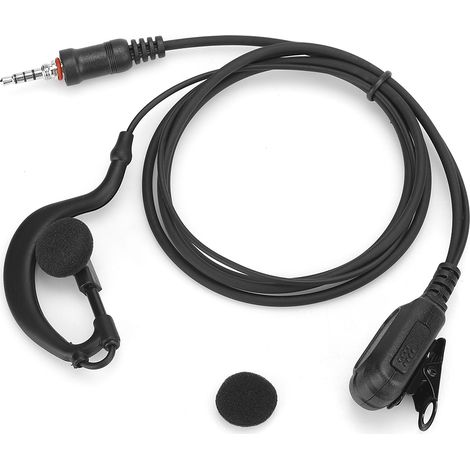 Wasserdichtes Funk-Headset mit Ohrbügel für ICOM IC M33 M25 M34 (1/5)