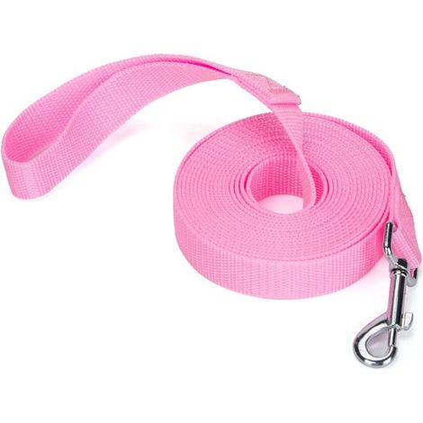 Correa para perros - Correa de entrenamiento - 20 m 2 cm - rosa - Correa para perros - Correa - Correa de arrastre - Correa para pasear - PP (1/4)