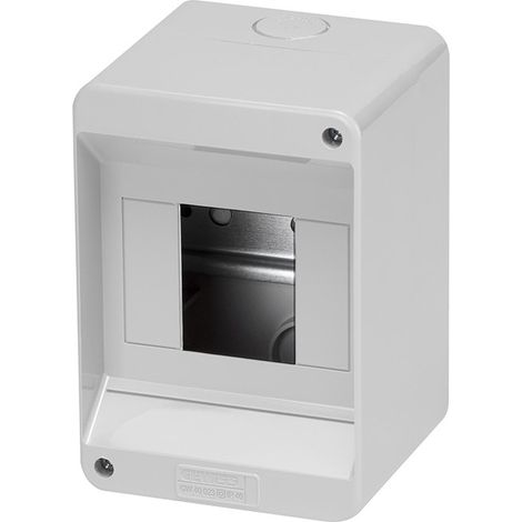 Caja de superficie sin puerta libre de halógenos de Gewiss 4