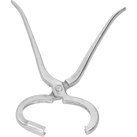 1 Pince à anneaux de nez Inox, conception fente spéciale, poignée allongée, pour bétail et élevage(Troisième trimestre : septembre) (1/5)