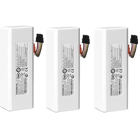 Batterie d'aspirateur robot, capacité de 12800 mAh, compatible avec le modèle de nettoyeur robot 1C, 12800mAh-3 PCS (1/2)