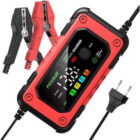 Entretien du chargeur de batterie intelligent 12 V / 24 V avec multiples protections pour voiture, camion, batteries AGM, gel, humides et SLA (1/4)