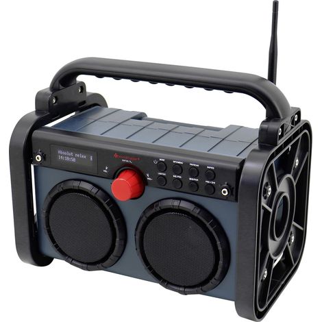 soundmaster DAB85BL Baustellenradio DAB+, UKW AUX, DAB+, UKW Blau, Schwarz (1/5)