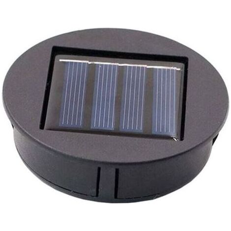 Lanterne solaire\u3000Haut de remplacement Lumière solaire pour Lantern Panneau solaire Couvercle de lumière avec une ampoule LED,Lanterne solaire bricolage pour décor de jardin extérieurLanterne (1/4)
