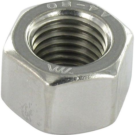 Ecrou HH M12 Epaisseur 12 Inox A4 - 100 pièces (1/4)