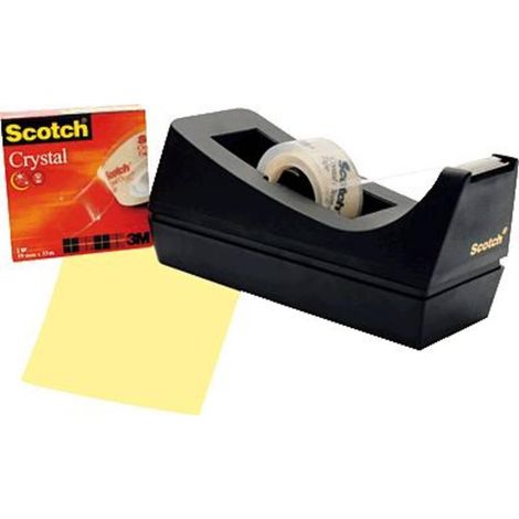 3M Scotch Dispensador de mesa C38 negro plástico ABS