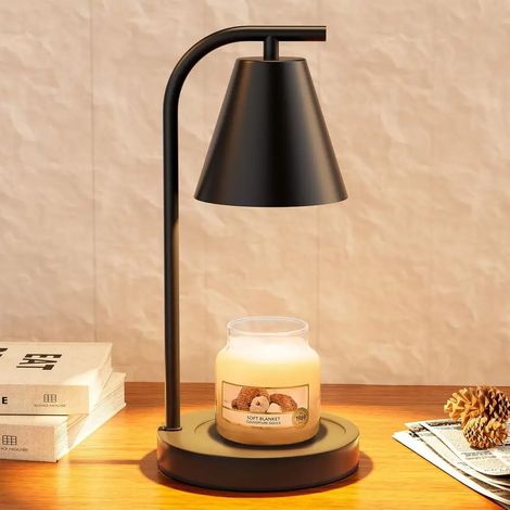 Lampe à faire fondre les bougies avec minuterie et fonction de variation d'intensité, idéale pour la décoration intérieure/cadeaux de pendaison de crémaillère, convient pour faire fondre les blocs de (1/5)