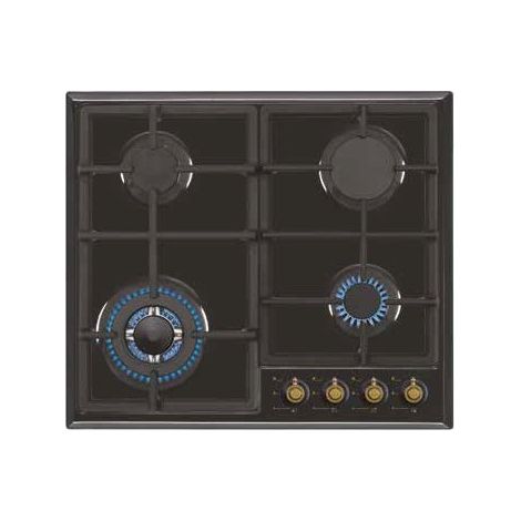 Vitrokitchen EN63RB - Encimera De Gas 4 Zonas Coccion Ancho 60 Cm