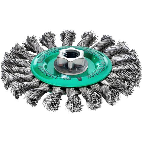 MILWAUKEE SZCZOTKA DRUCIANA TARCZOWA M14 125x14 STAL NIERDZEWNA WIĄZANA 0.5-1szt.