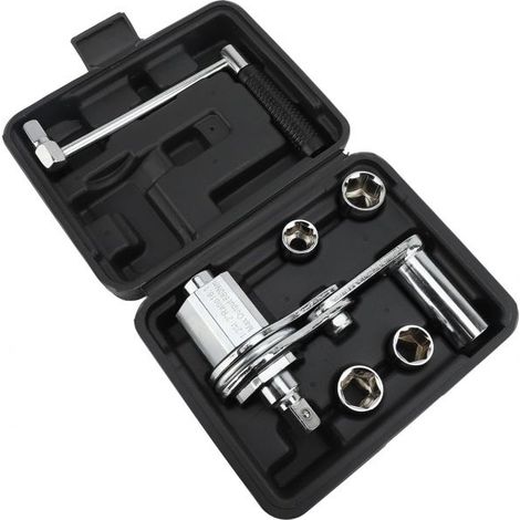 Moltiplicatore di Forza Chiave Svitabulloni 1/2" 680Nm 1:16 con 4 Boccole (1/5)