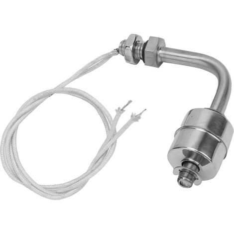 Interrupteur à flotteur de capteur de niveau d'eau liquide en acier inoxydable pour piscine, 75 mm (1/5)