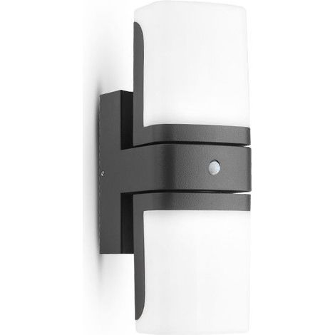 Applique Murale Orientable LED Noir 12,5W 3000K Détecteur IR Miidex Lighting® (1/5)