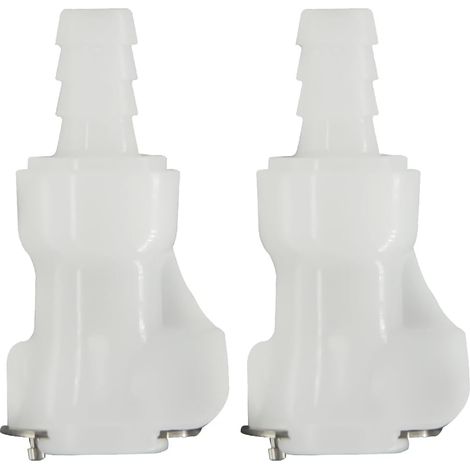 2pcs 1/4 "3/8" 5/16 "raccord à dégagement rapide pour tuyau en plastique, raccord à déconnexion rapide, raccord rapide avec vanne d'arrêt (2 raccords femelles)(5/16") (1/5)