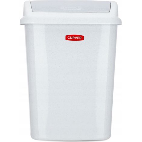 Curver Dominik 10L kippbarer Abfallbehälter, Granit