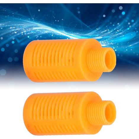 Silencieux pneumatique orange-jaune, lot de 50, PSL-02 (1/5)