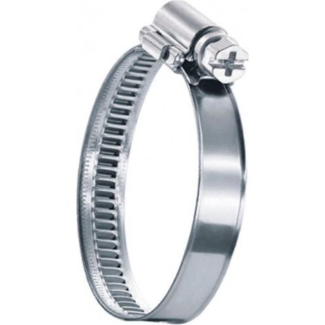 Schläfer 660304 8PZ-Fascette Stringitubo a Nastro Regolabile in Acciaio Inox Morsetto Stringi Tubo 16-25mm, Collare di Serraggio Vite Regolabile, Nastro Diametro 9mm. (1/5)