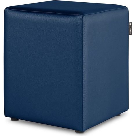 Puff Cubo Polipiel Azul 1 UNIDAD Azul