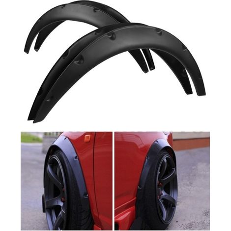 Kotflügelverbreiterungen (Flares/Brauen) aus PVC, vorne + hinten, 4 Stück, 1 Satz