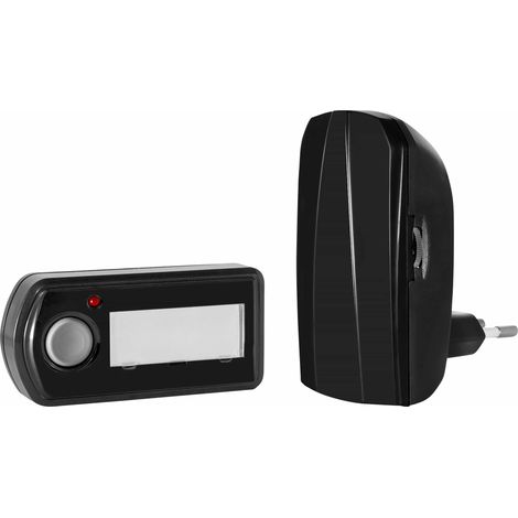 Sonnette sans fil EOB 1116, BZ11, 230V, noir