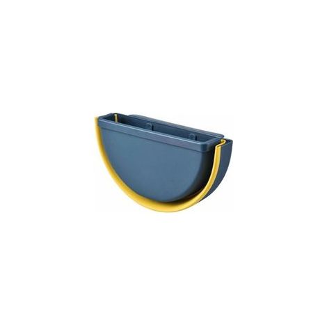 Poubelle suspendue pour cuisine, salle de bain, armoire, porte, bleu – (1/5)
