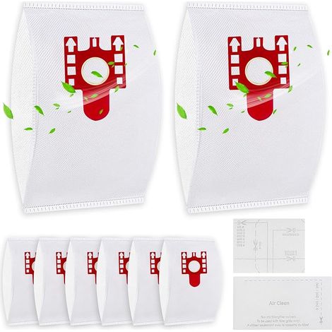 15 sacchetti di ricambio per aspirapolvere Miele Compact C2, Compact C1, Complete C1, FJM, S2, S3, S4, S5, S6 e S7 con 2 filtri (1/5)