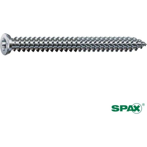 Vis Béton TF T-STAR plus SPAX 7.5X100 Acier Lubrifié WIROX (1/2)