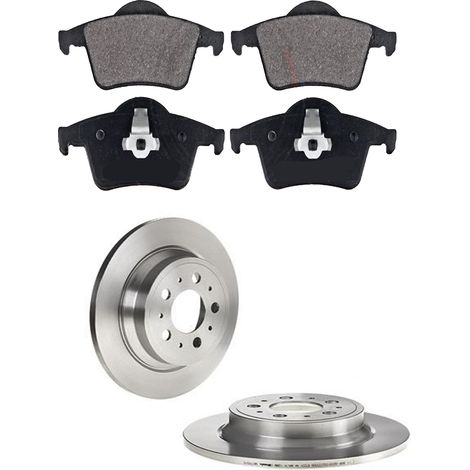 KIT FRENI POSTERIORI compatibile con VOLVO S60 I (384) - DISCHI + PASTIGLIE OEM: P 86 014 / 17013 /SOSTITUZIONE DIRETTA/BASSA POLVERE/SILENZIOSO (1/5)