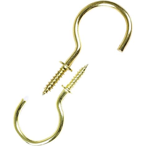 30 crochets à vis, 32 mm, cuivre, pour suspension et plafond (1/5)