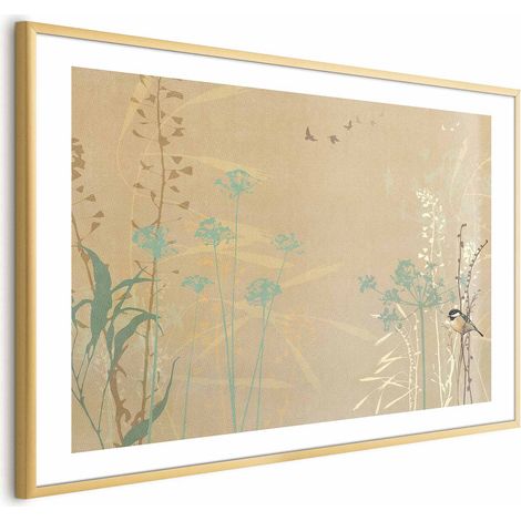 Poster – Vogel auf der Wiese (1/4)